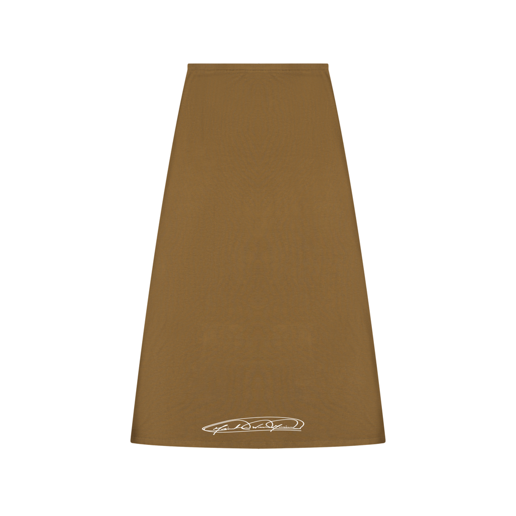 Women's Solid Color Knit Maxi Skirt