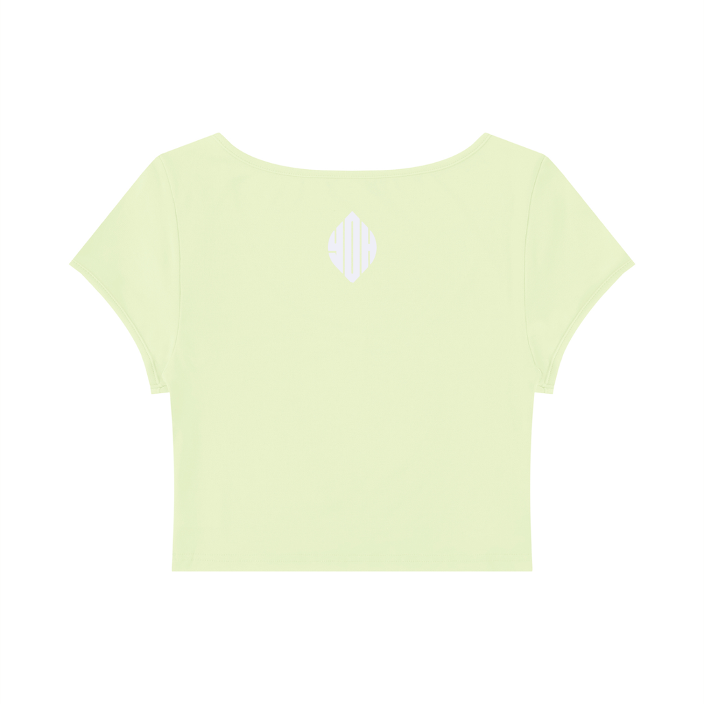 Women's Slim Cap Sleeve Crop T-Shirt