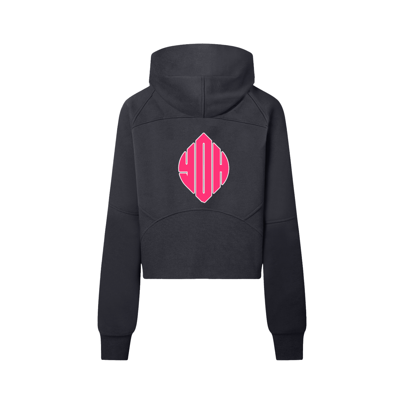 Cropped Half-Zip Hoodie