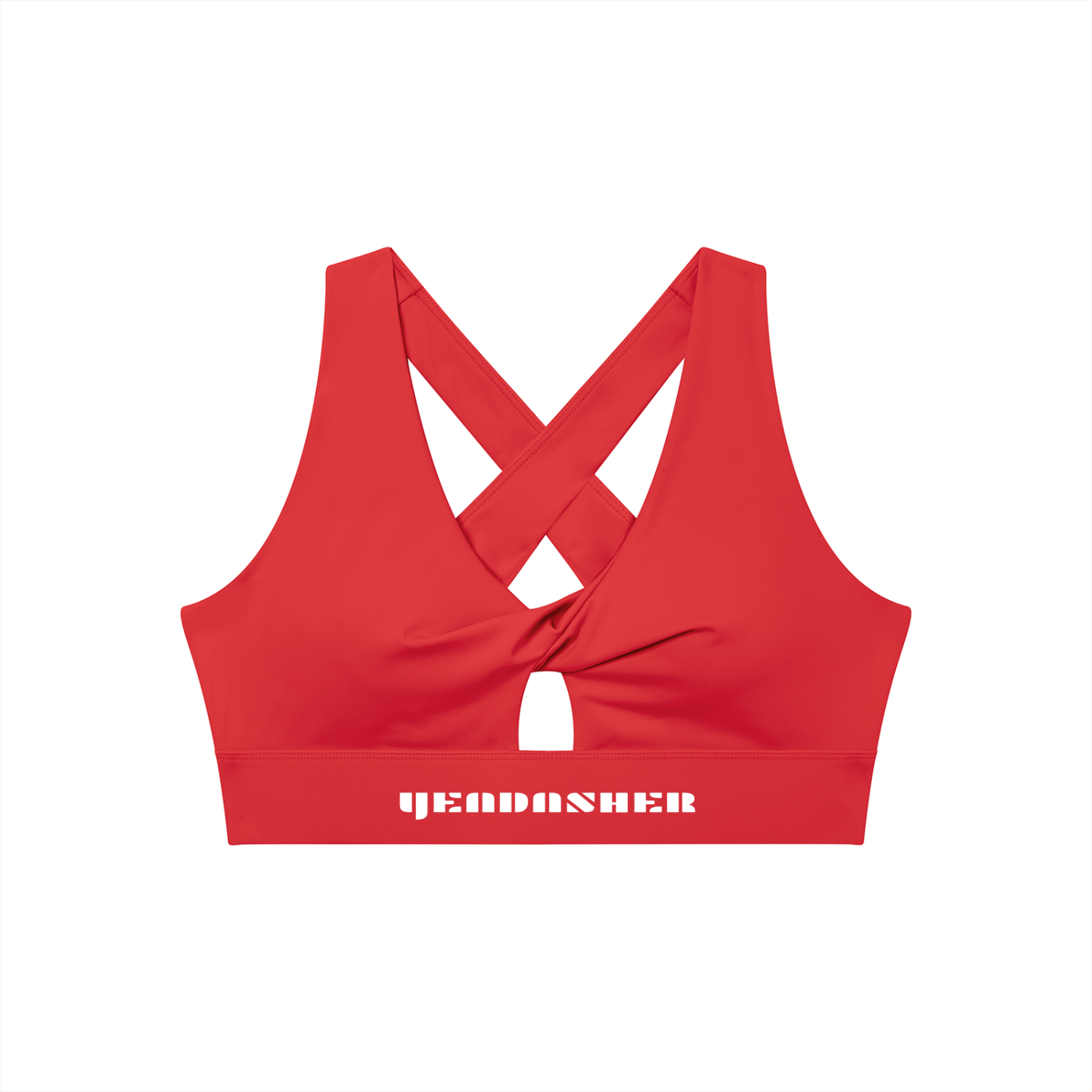 Women's Twist Front V-Neck Sports Bra