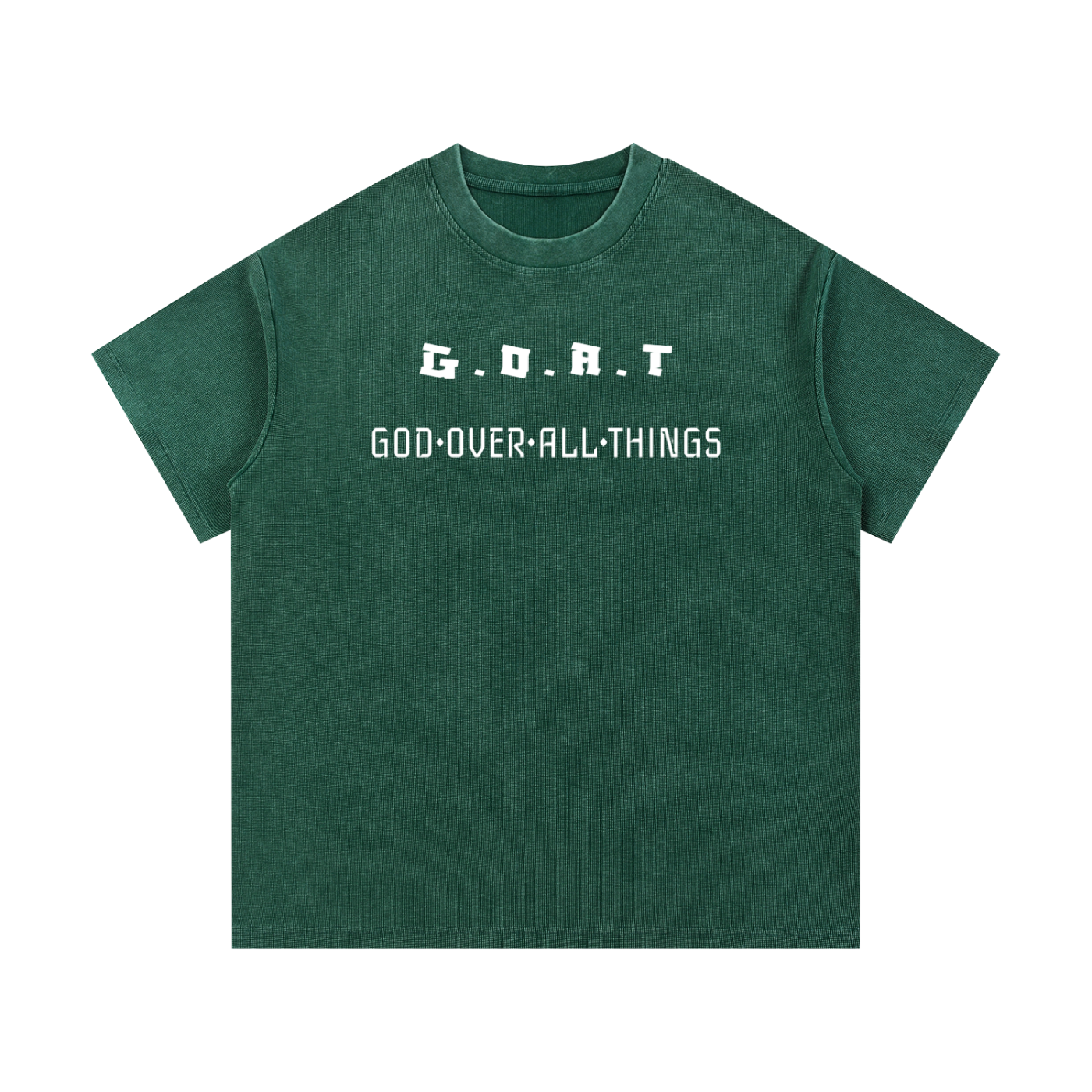 G.O.A.T Mineral Wash Waffle Knit T-Shirt