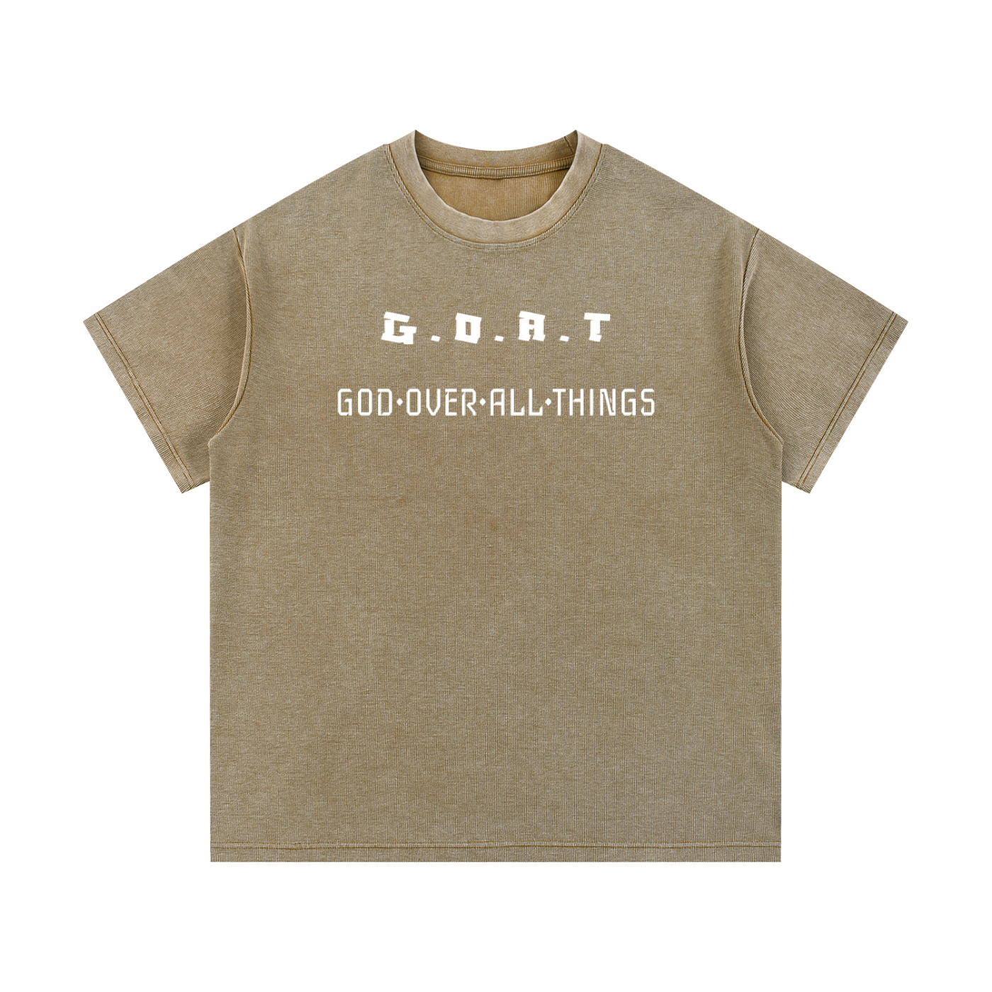 G.O.A.T Mineral Wash Waffle Knit T-Shirt