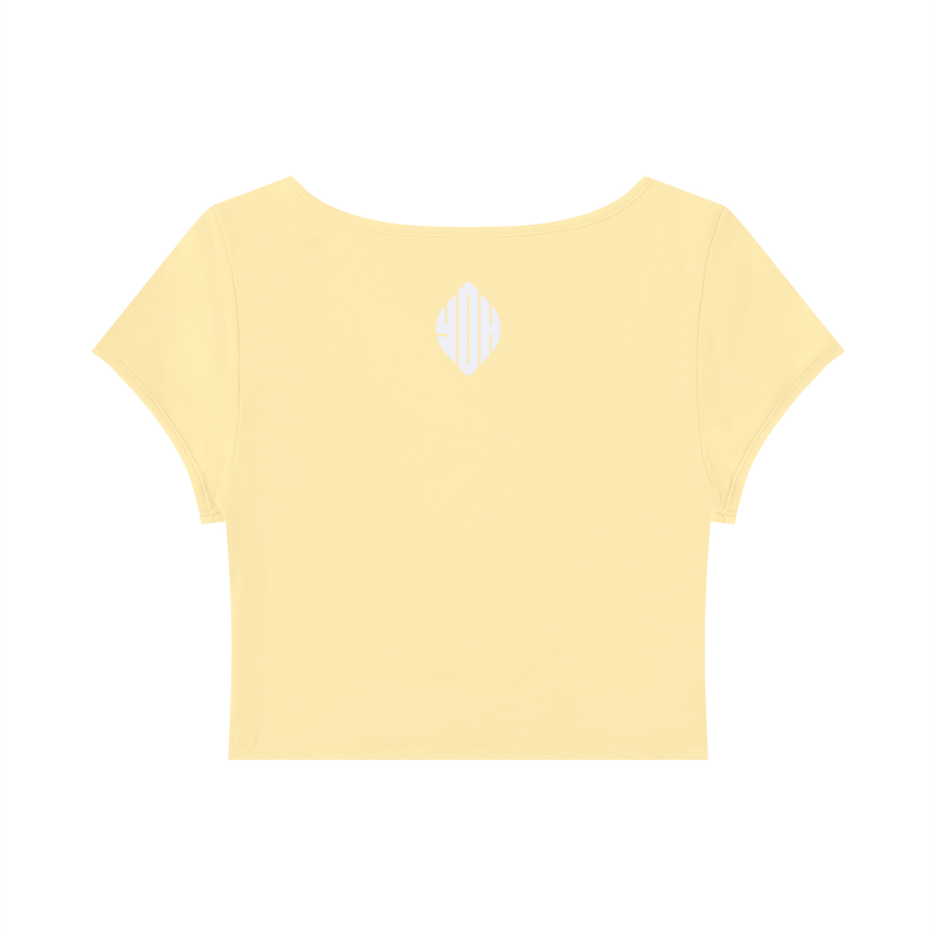 Women's Slim Cap Sleeve Crop T-Shirt
