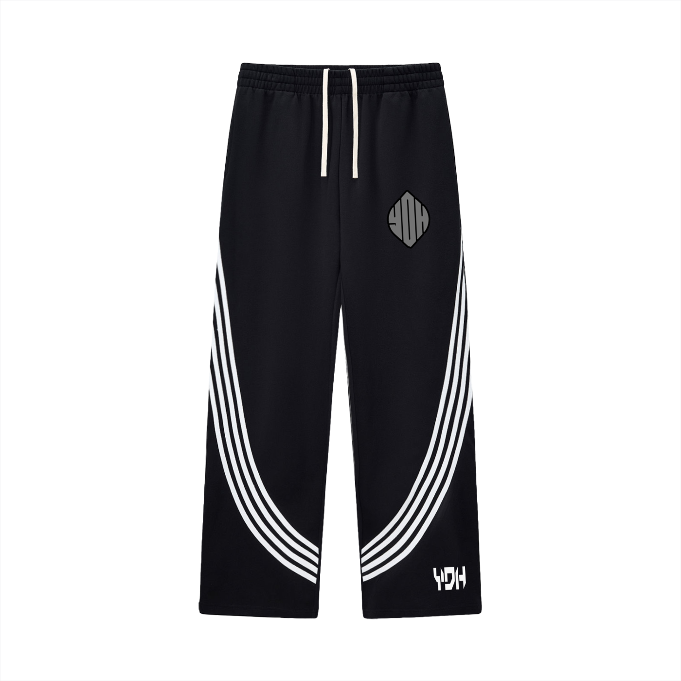 YDH Curved Stripe Straight Sweatpants