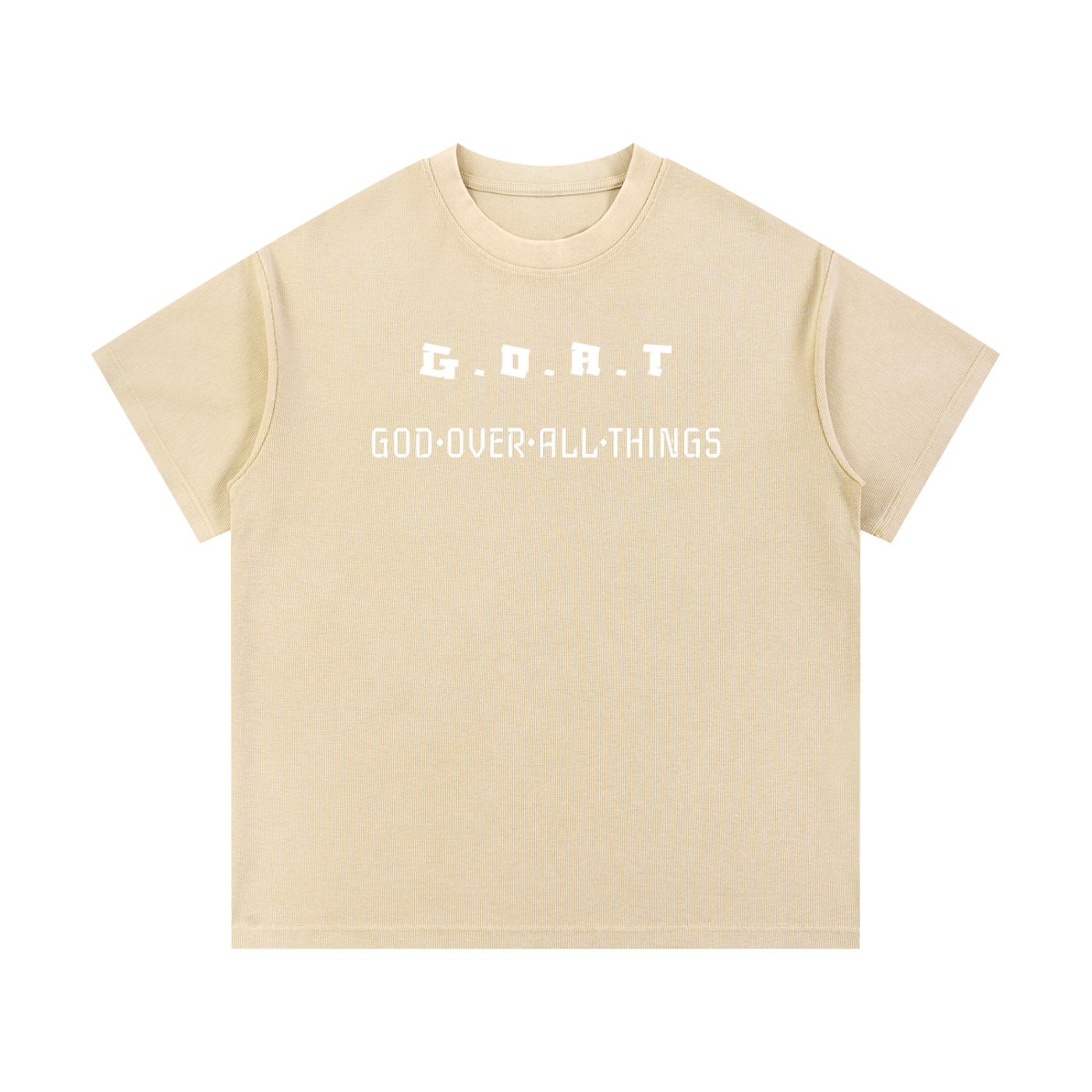 G.O.A.T Mineral Wash Waffle Knit T-Shirt