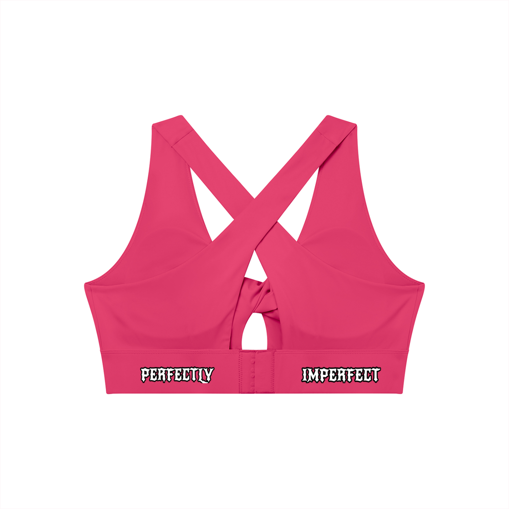 Women's Twist Front V-Neck Sports Bra