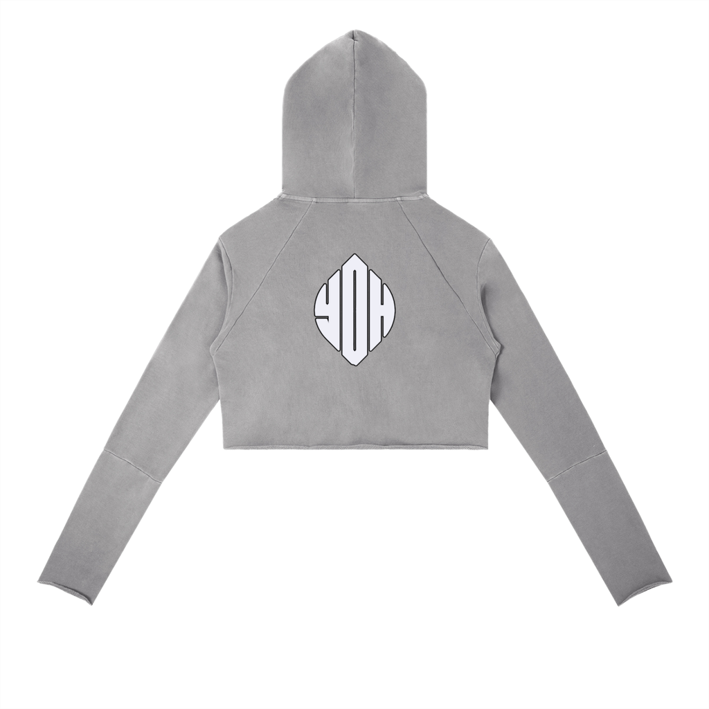 Vintage Washed Raw Edge Hoodie