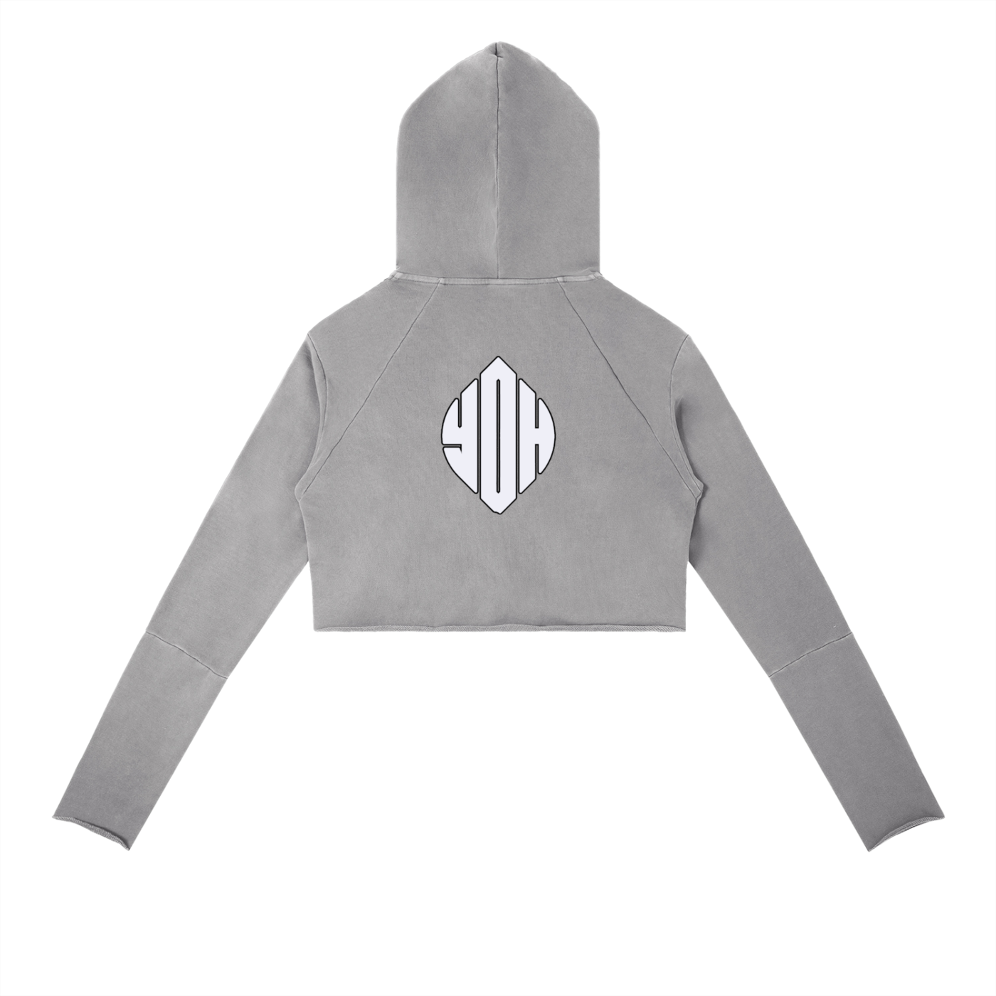 Vintage Washed Raw Edge Hoodie