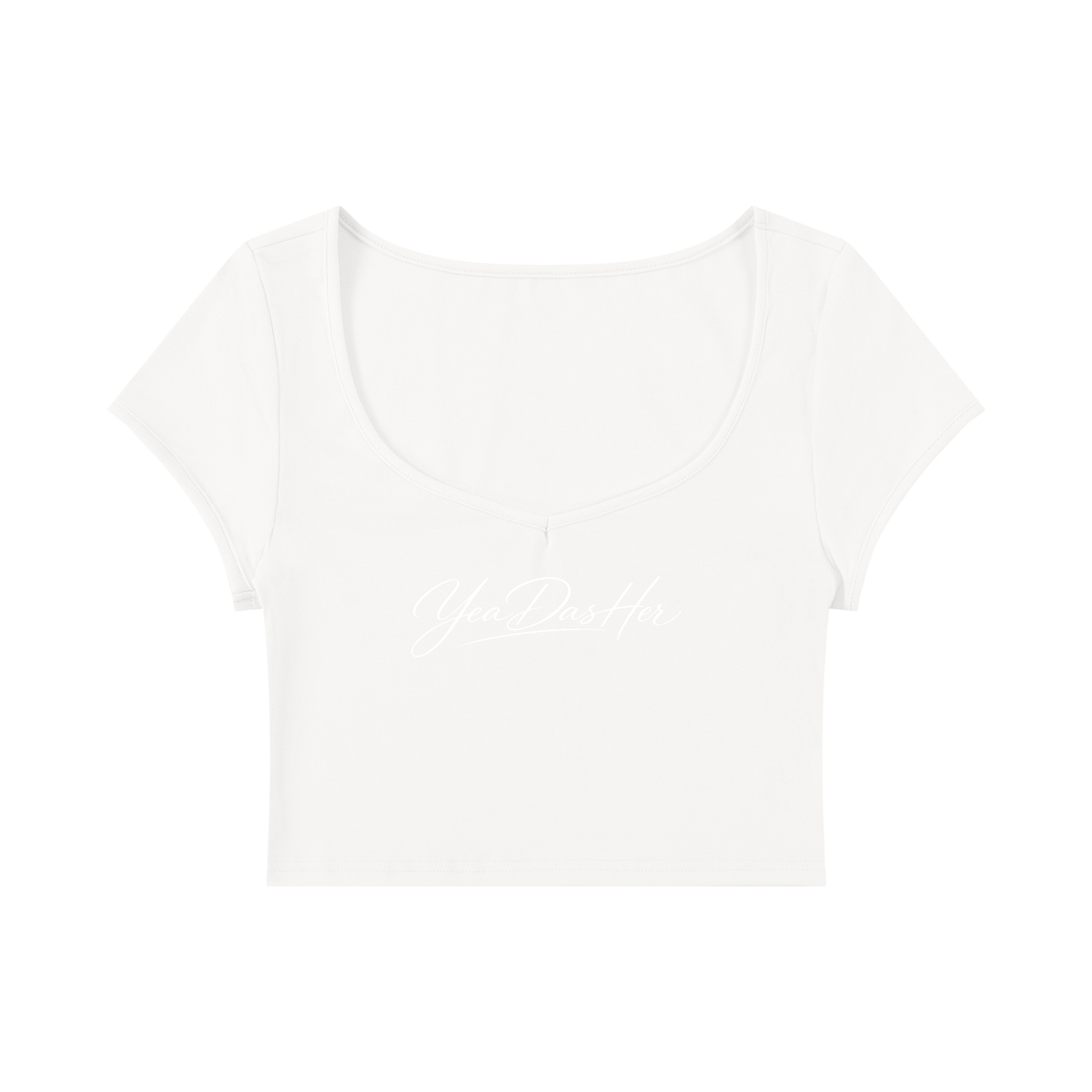 Women's Slim Cap Sleeve Crop T-Shirt