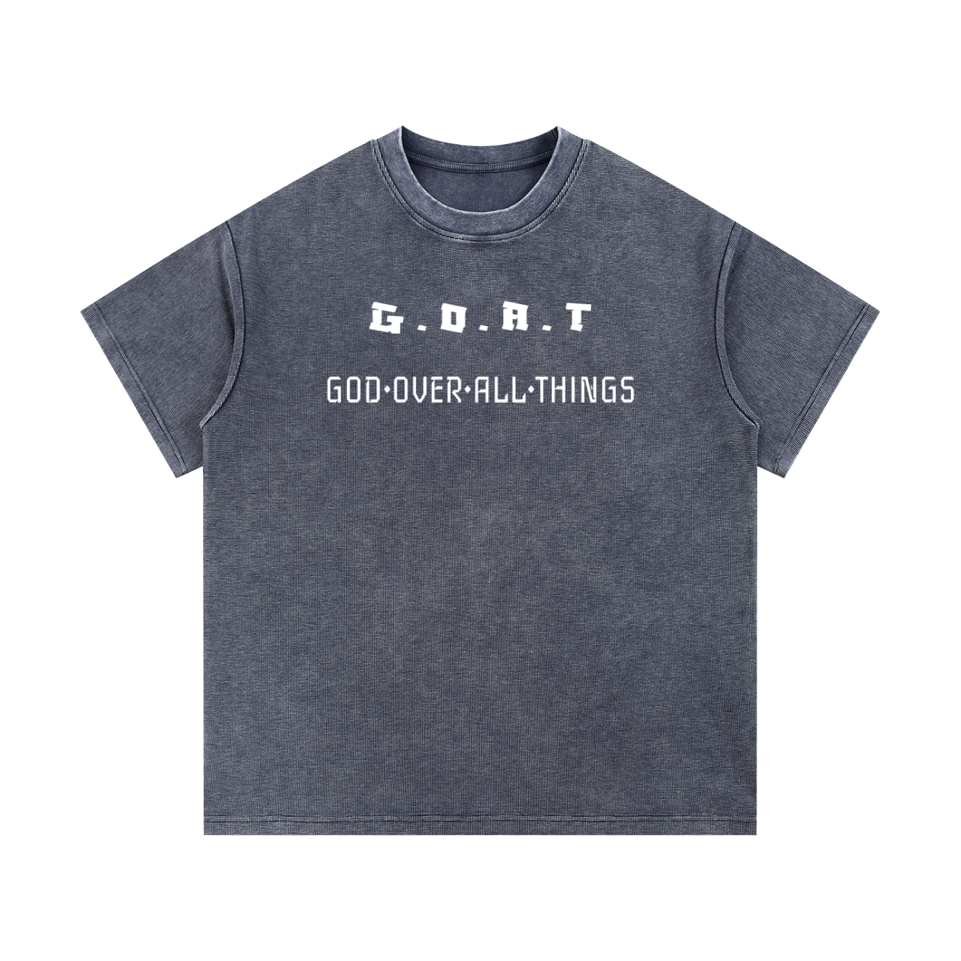 G.O.A.T Mineral Wash Waffle Knit T-Shirt