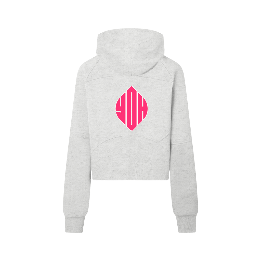 Cropped Half-Zip Hoodie