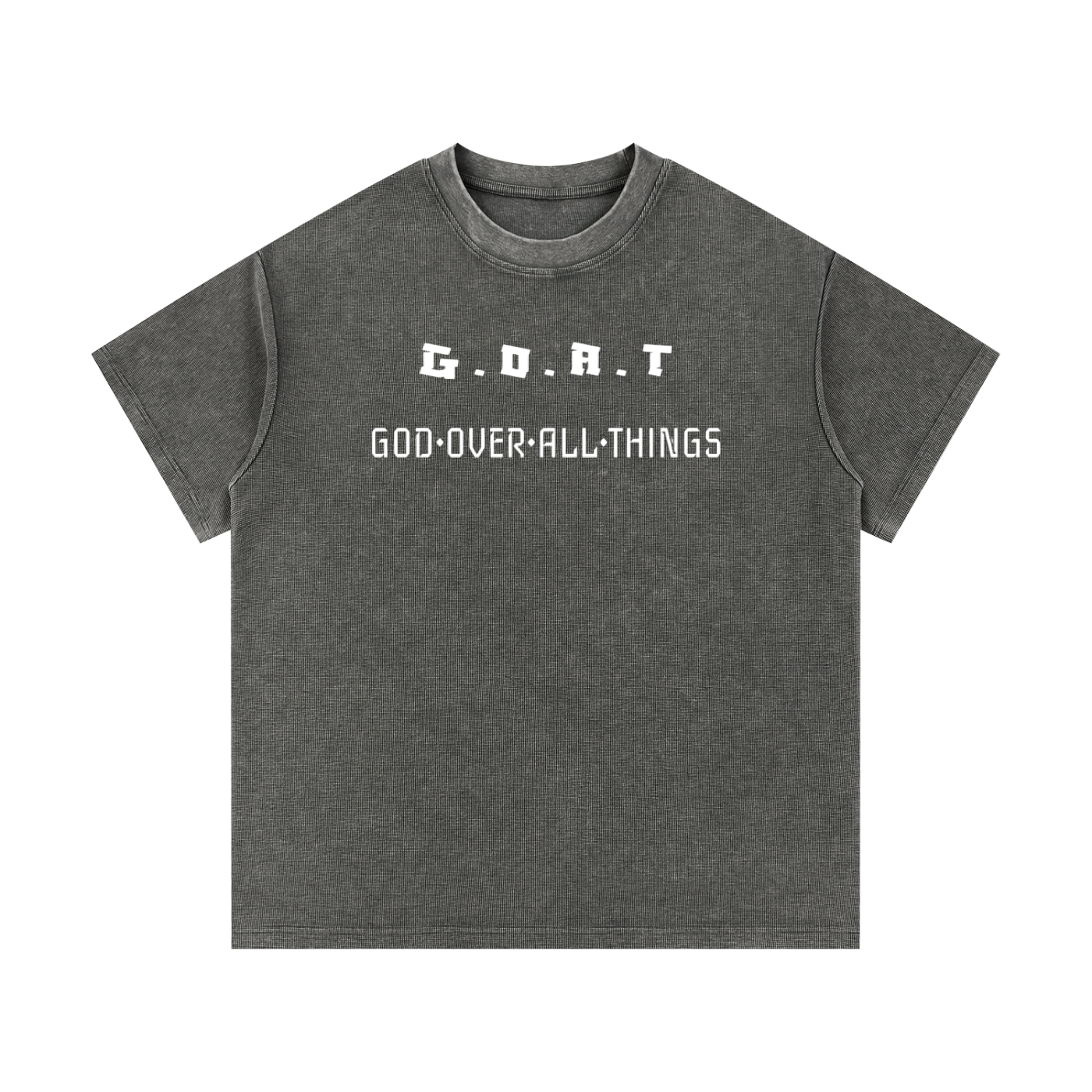 G.O.A.T Mineral Wash Waffle Knit T-Shirt