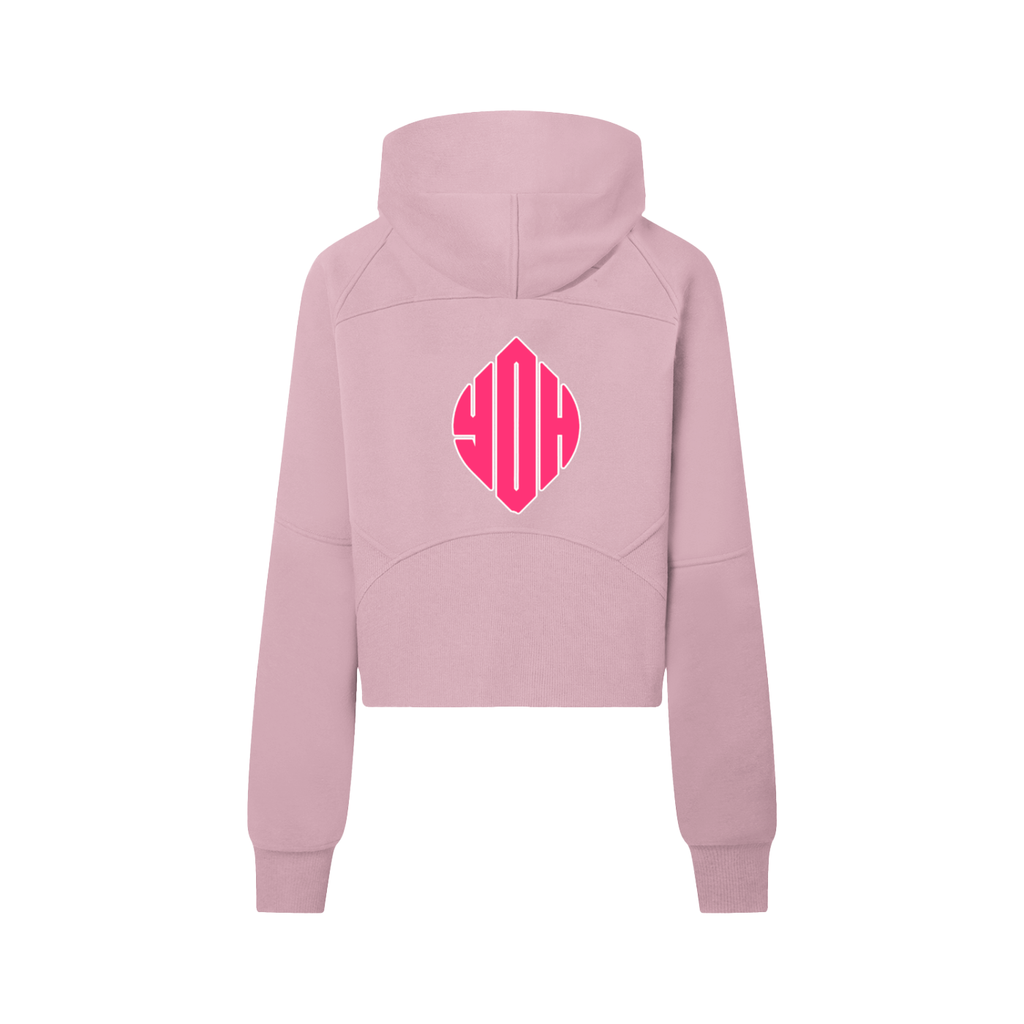 Cropped Half-Zip Hoodie