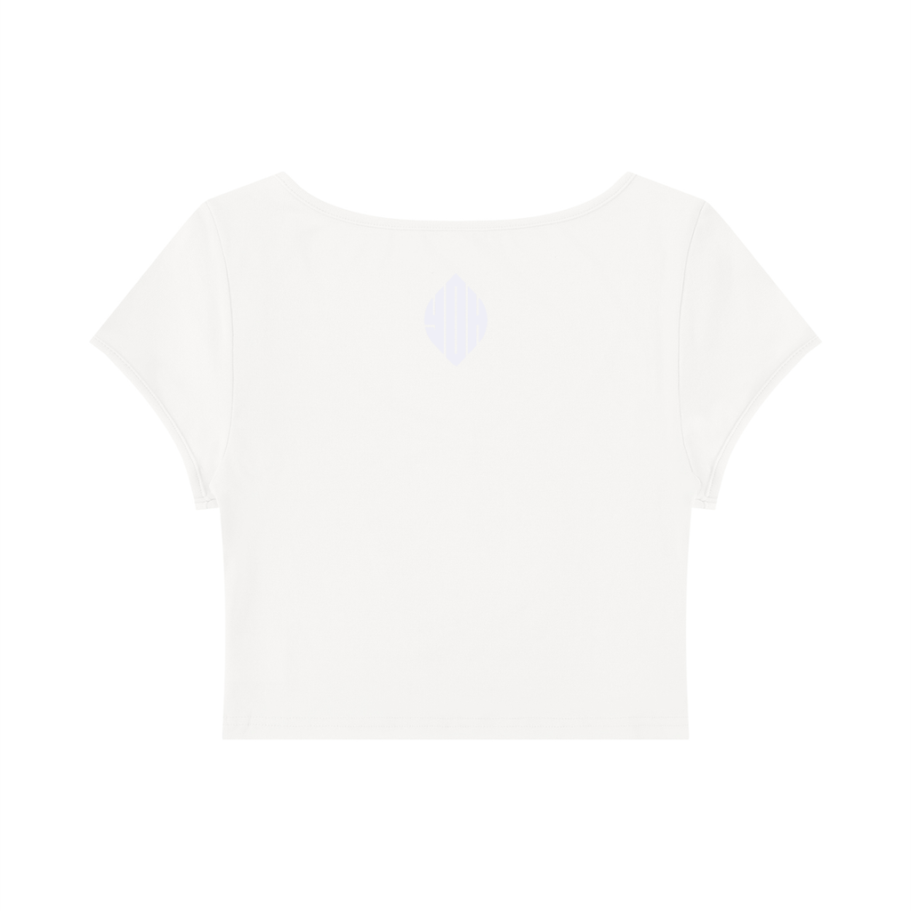 Women's Slim Cap Sleeve Crop T-Shirt