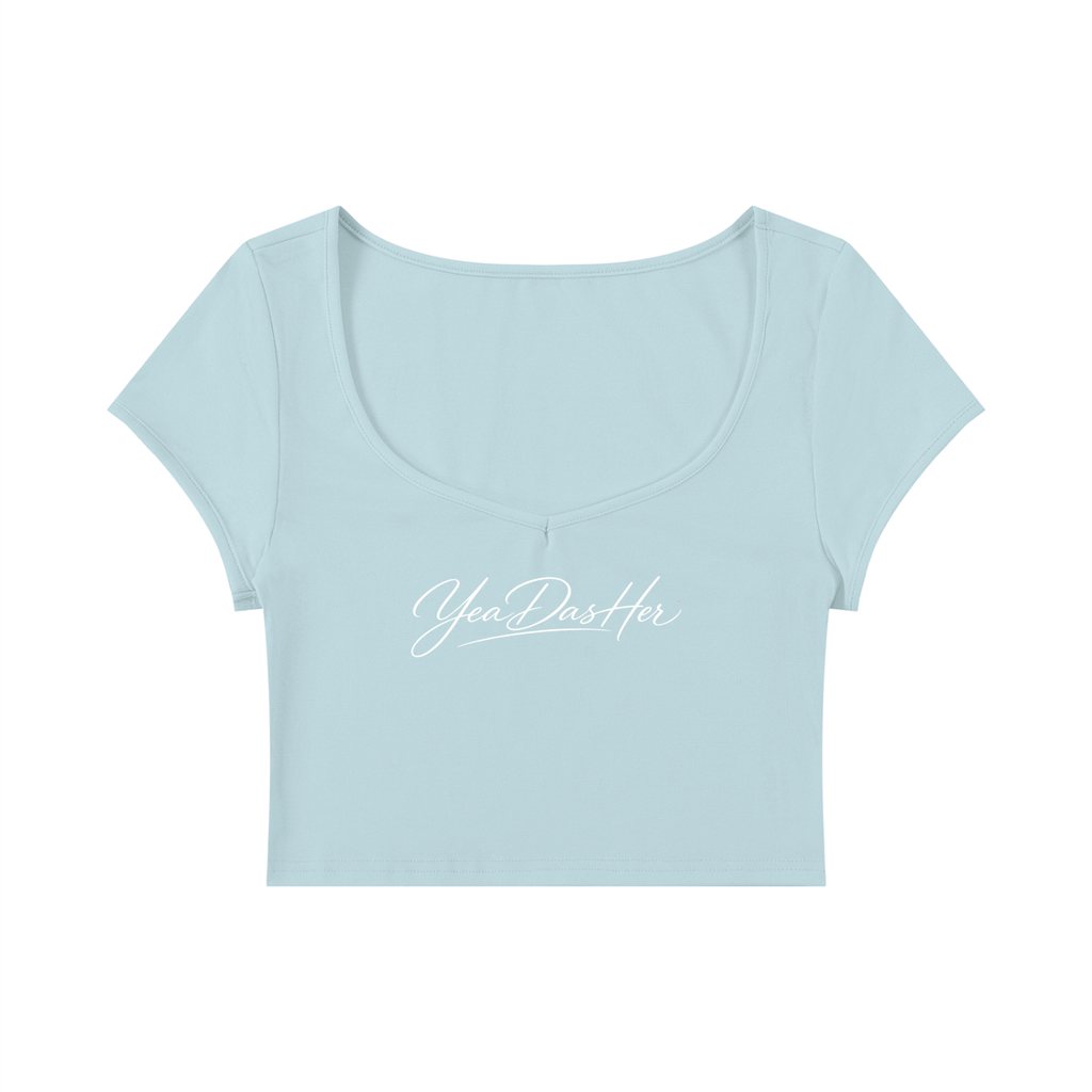 Women's Slim Cap Sleeve Crop T-Shirt
