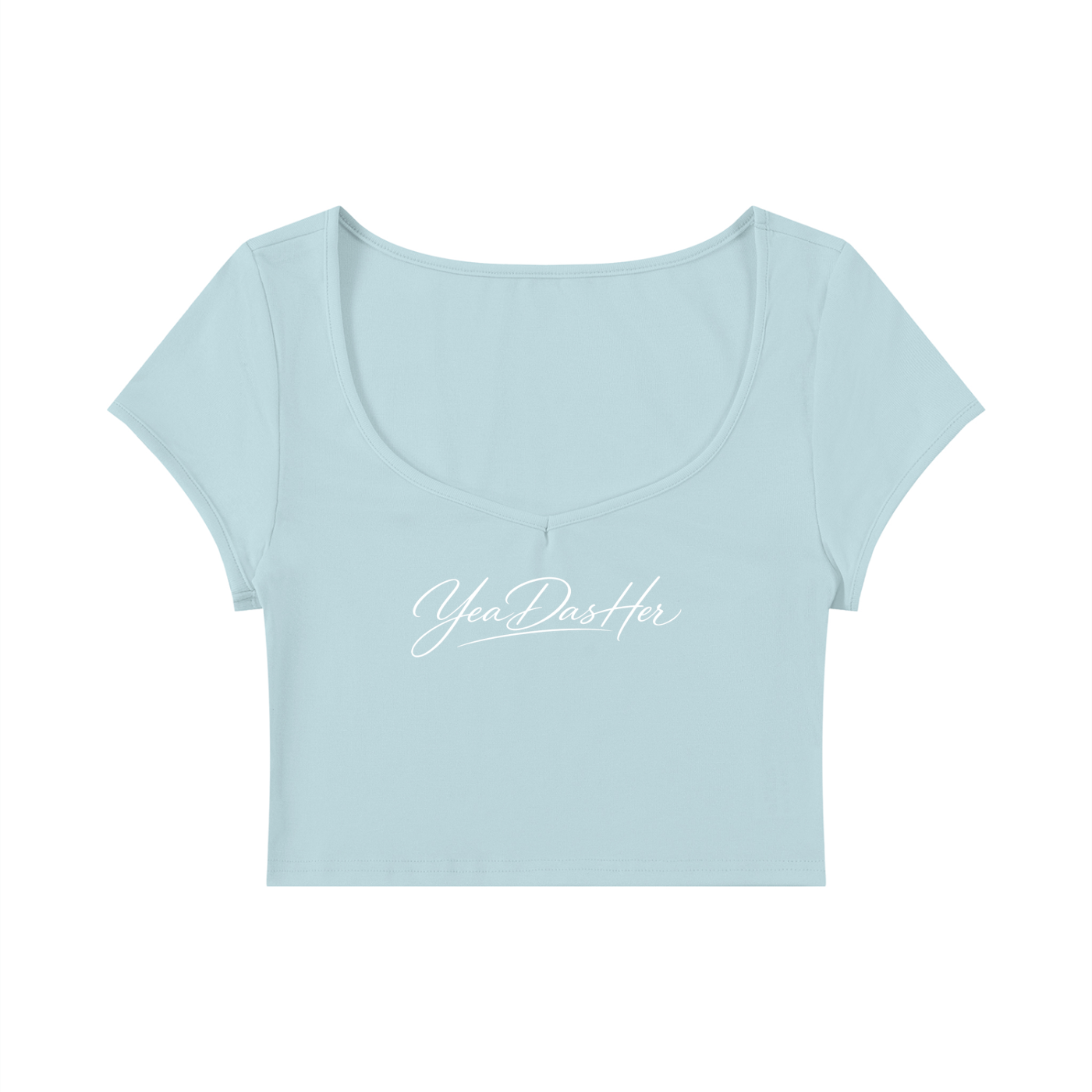Women's Slim Cap Sleeve Crop T-Shirt