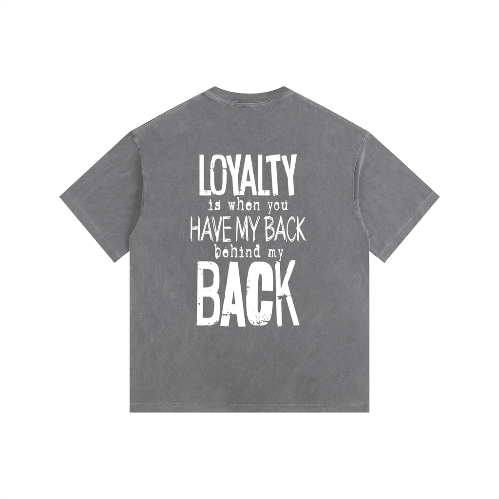 Vintage Washed Oversized Cotton T-Shirt