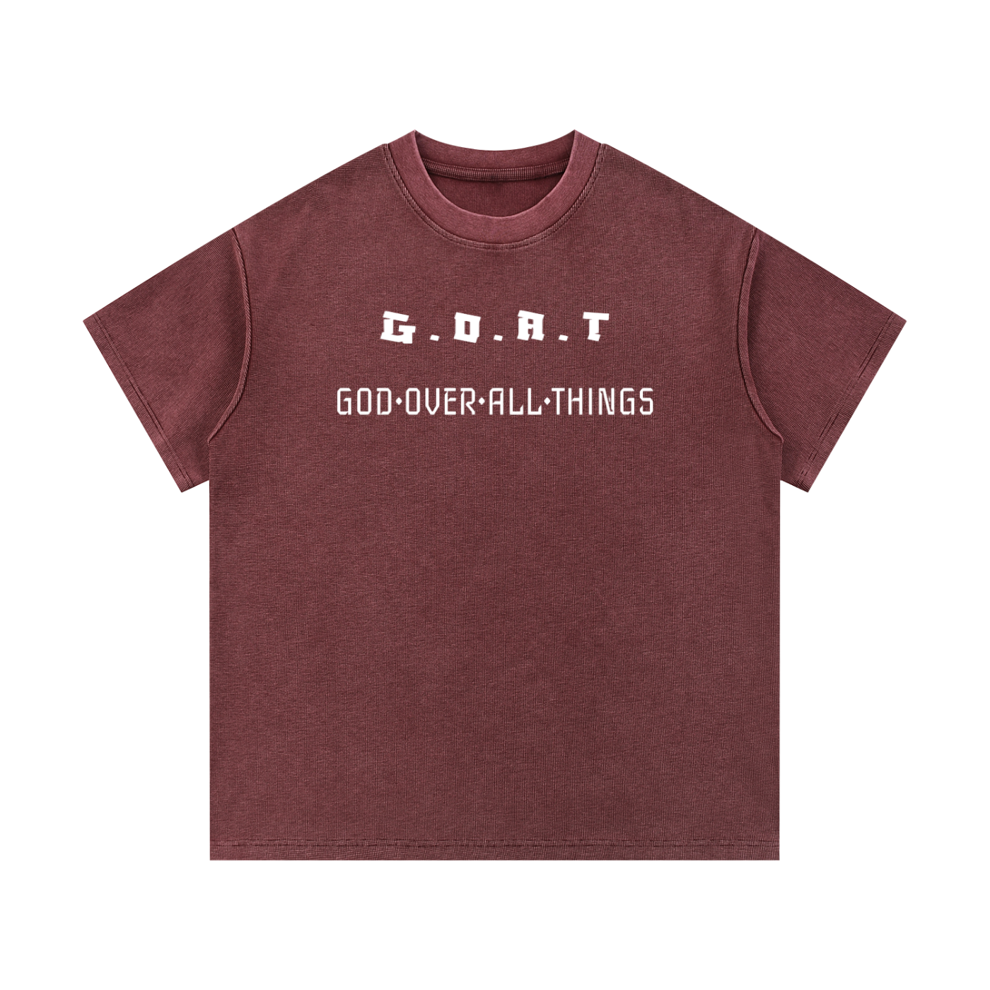 G.O.A.T Mineral Wash Waffle Knit T-Shirt