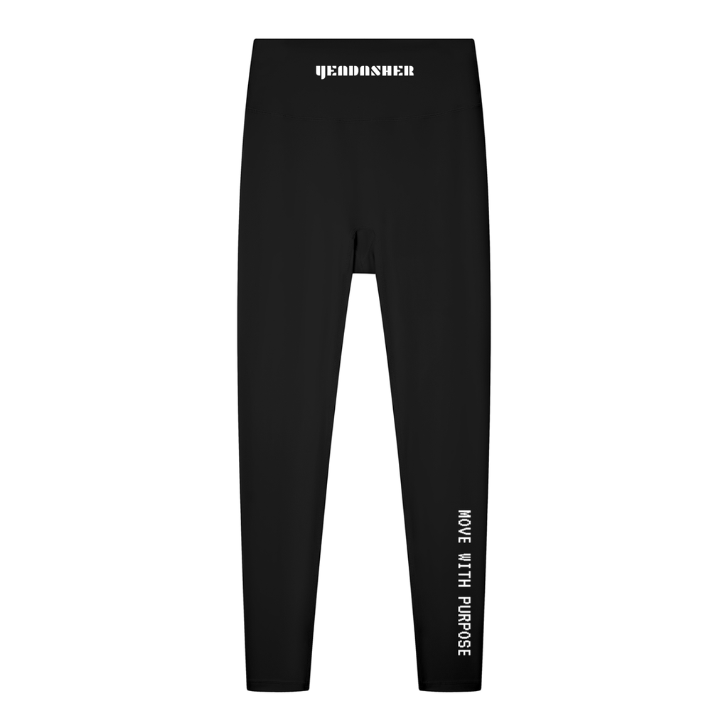 Women's Solid High Rise Leggings