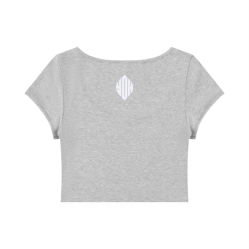 Women's Slim Cap Sleeve Crop T-Shirt