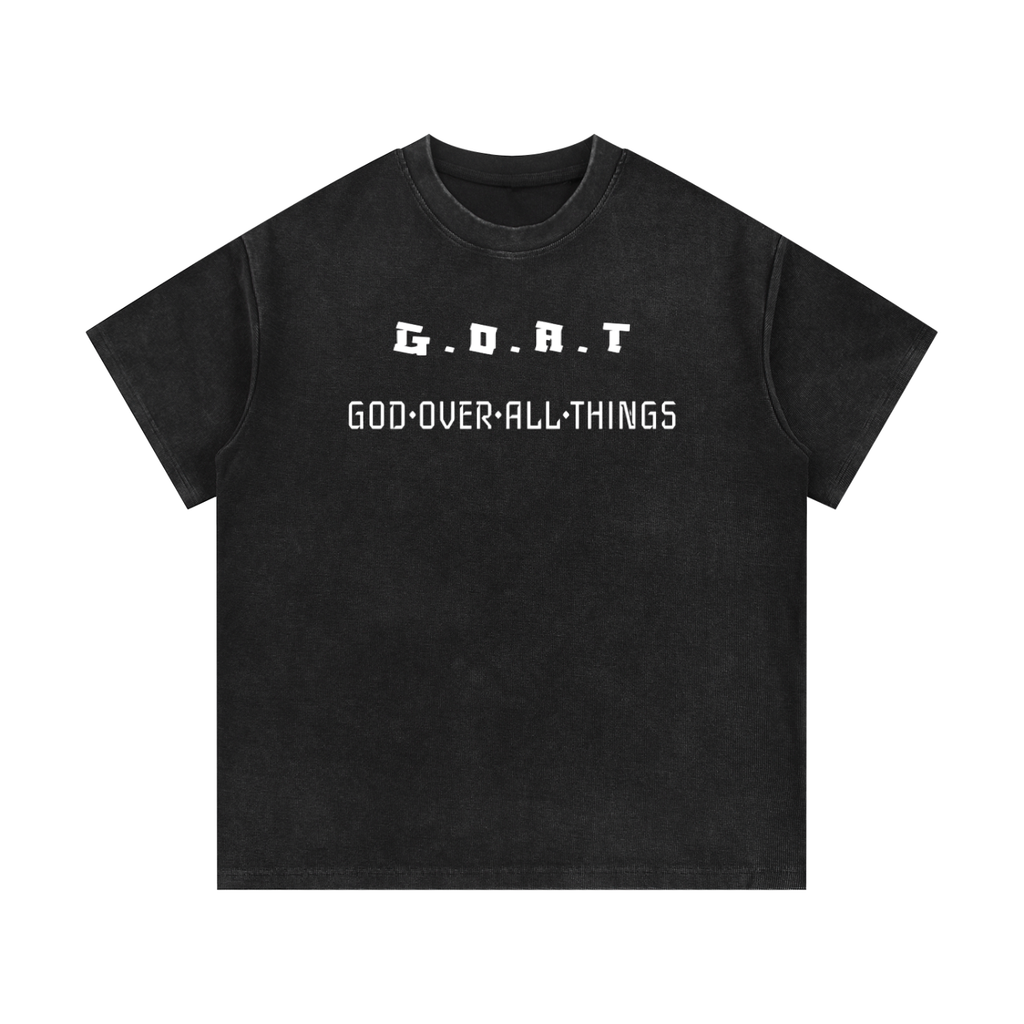 G.O.A.T Mineral Wash Waffle Knit T-Shirt