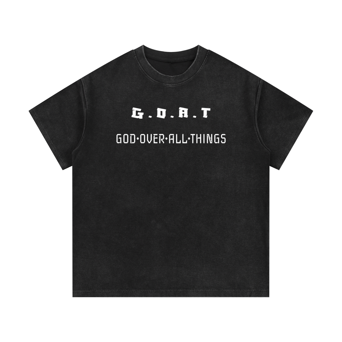 G.O.A.T Mineral Wash Waffle Knit T-Shirt