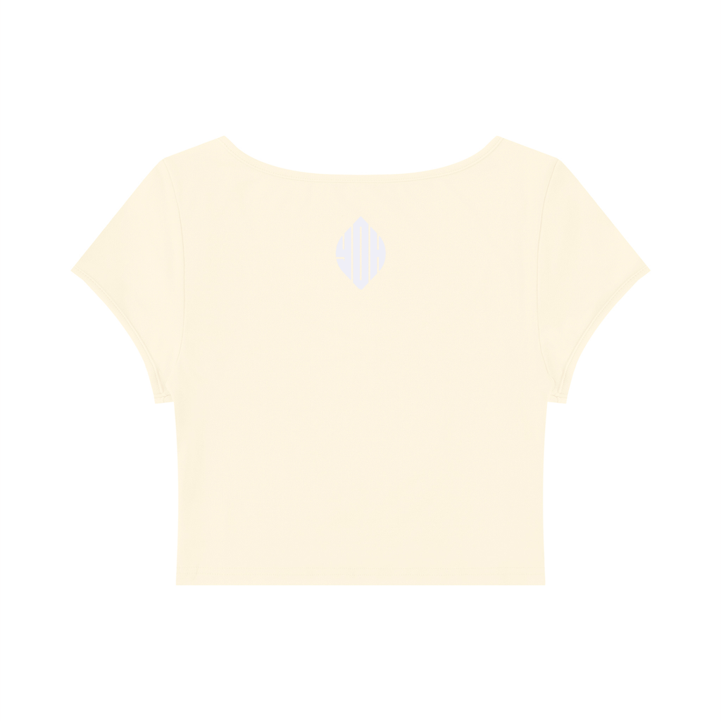 Women's Slim Cap Sleeve Crop T-Shirt