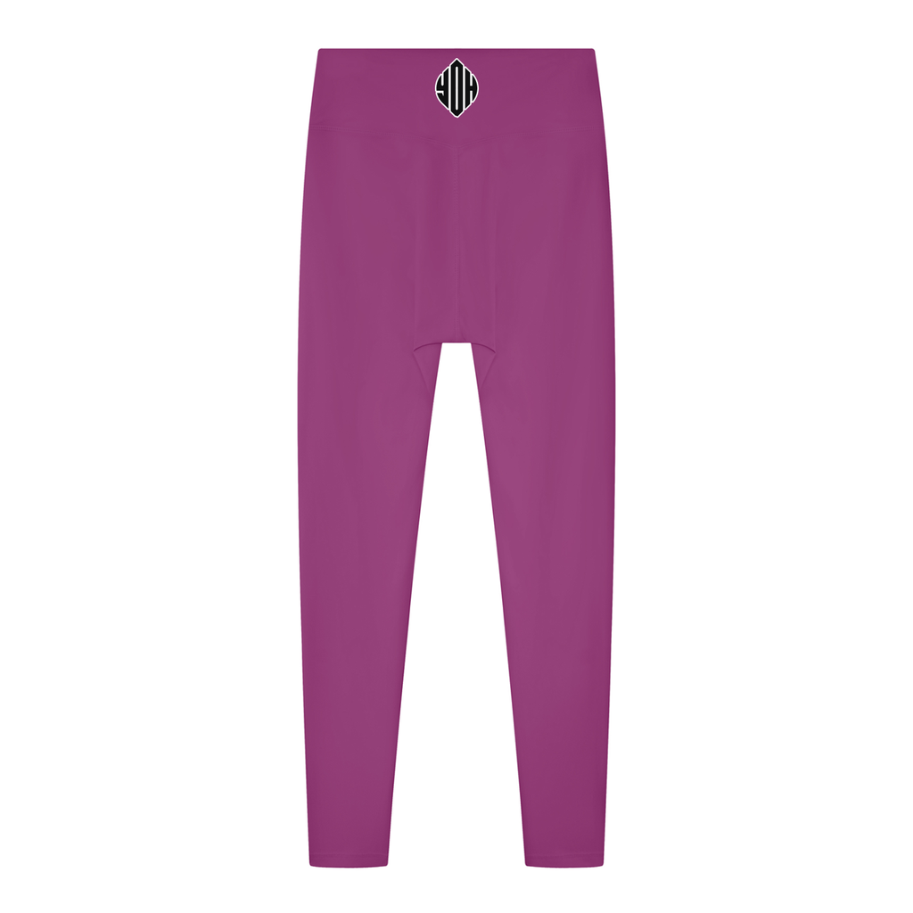 Women's Solid High Rise Leggings