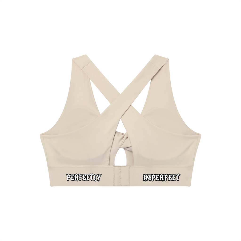 Women's Twist Front V-Neck Sports Bra