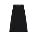 Women's Solid Color Knit Maxi Skirt
