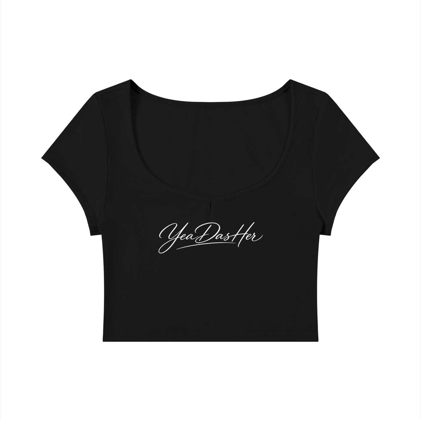 Women's Slim Cap Sleeve Crop T-Shirt