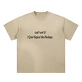 Hand-Frayed Sunfade Paint Splatter T-Shirt
