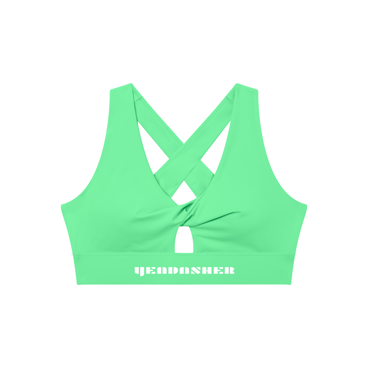 Women's Twist Front V-Neck Sports Bra