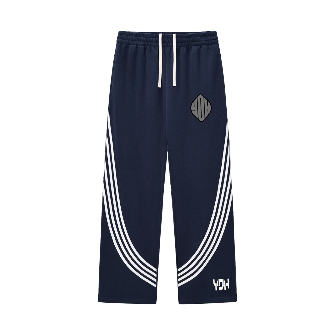 YDH Curved Stripe Straight Sweatpants