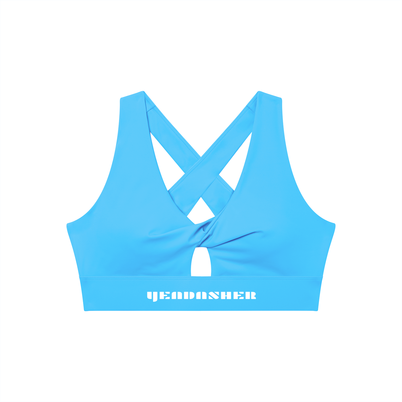 Women's Twist Front V-Neck Sports Bra